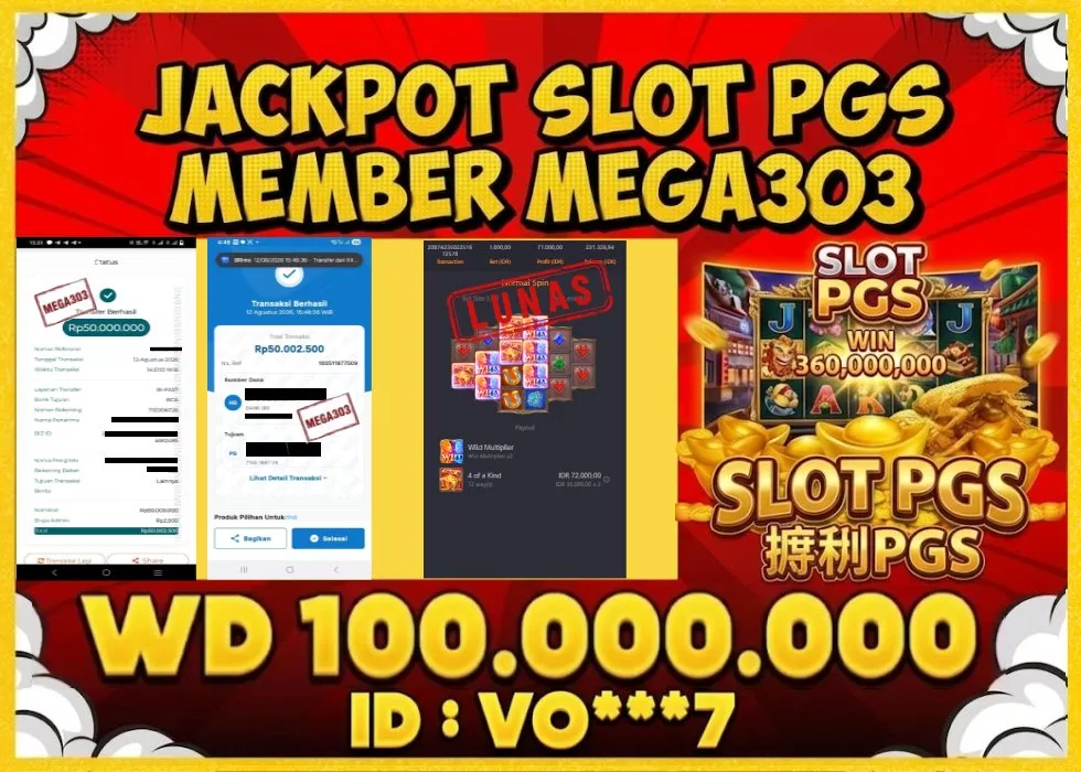 MEGA303 JACKPOT Rp 100.000.000 - LUNAS!!!